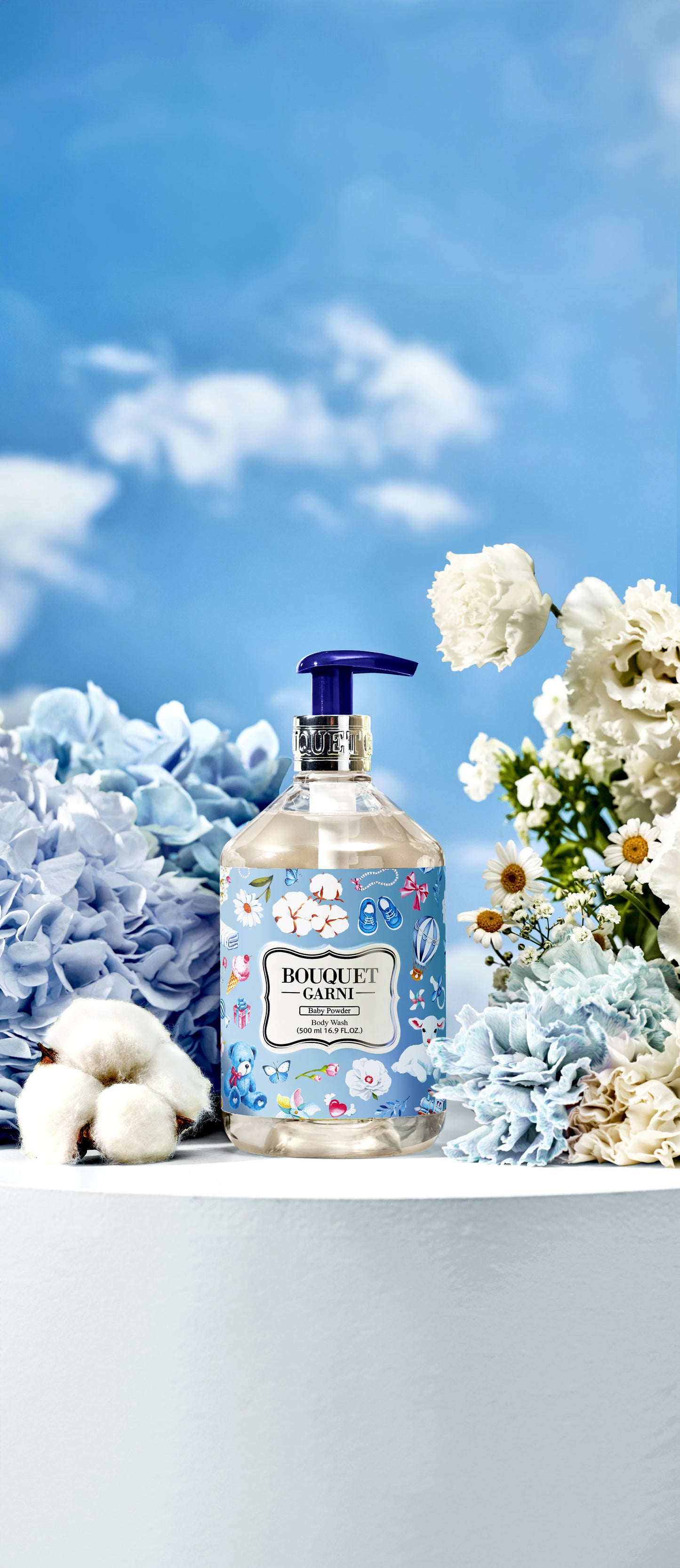 Bouquet Garni Fragranced Body Wash Baby Powder