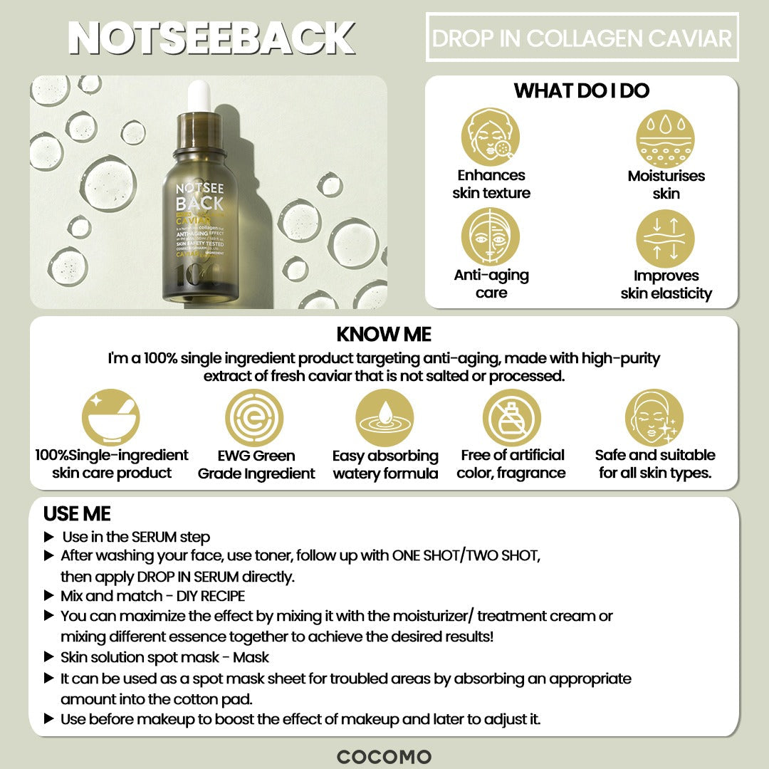NOTSEEBACK Drop In Caviar Lagen 50ML