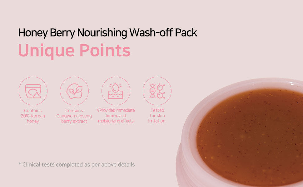 NEER°G Honey-Berry Nourishing Wash Off Pack 110ML