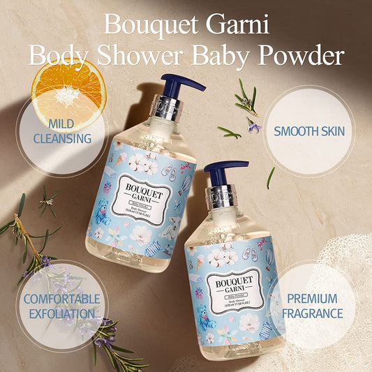 Bouquet Garni Fragranced Body Wash Baby Powder