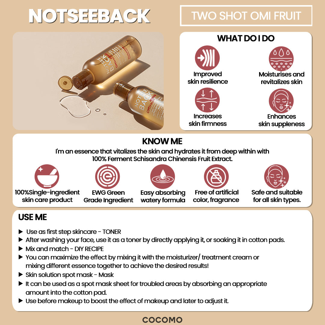 NOTSEEBACK Two Shot Omifruit 200ML