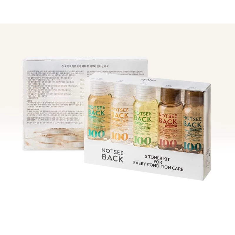 NOTSEEBACK 5 Toner Kit For Every Condition Care (5x30ML)